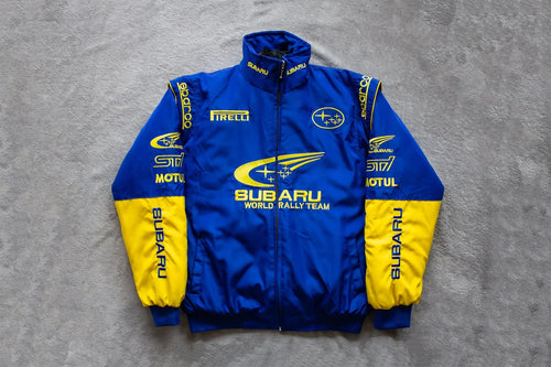 Blue Subaru Racing Jacket – Rally Style