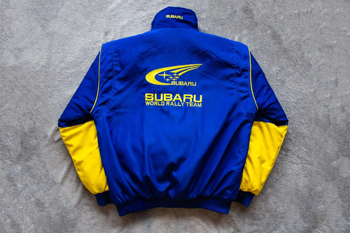 Blue Subaru Racing Jacket – Rally Style