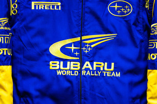Blue Subaru Racing Jacket – Rally Style